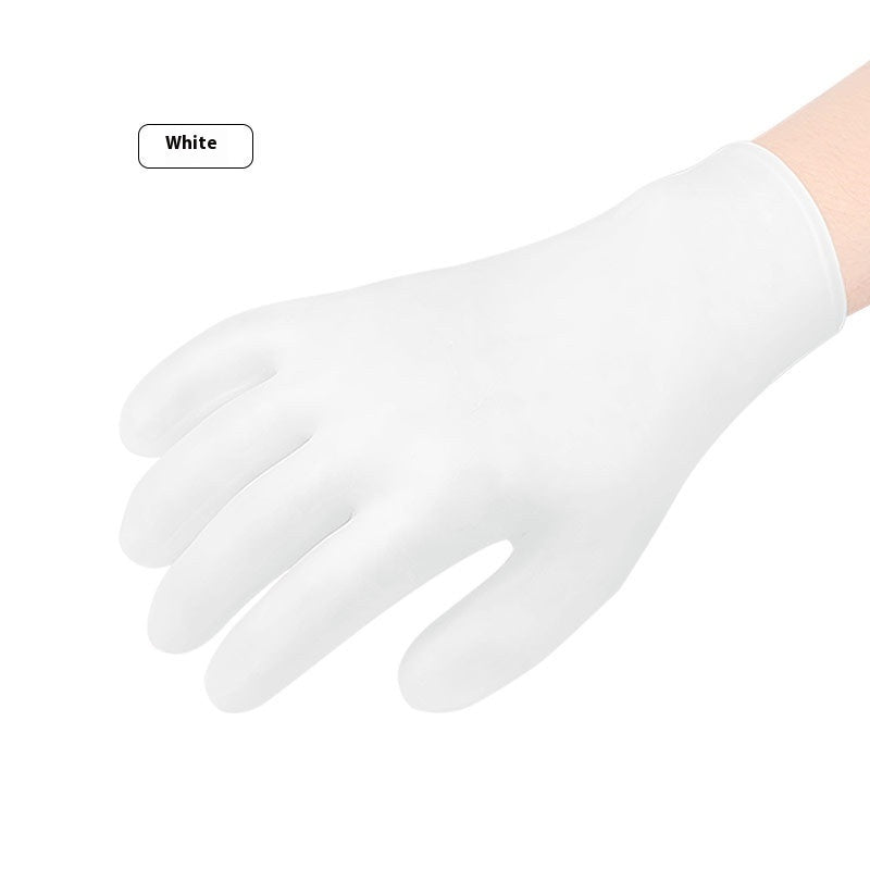 Waterproof And Sun Protection Exfoliating Elastic Silicone Moisturizing Gloves