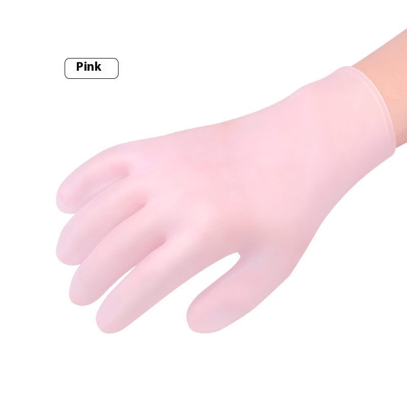 Waterproof And Sun Protection Exfoliating Elastic Silicone Moisturizing Gloves